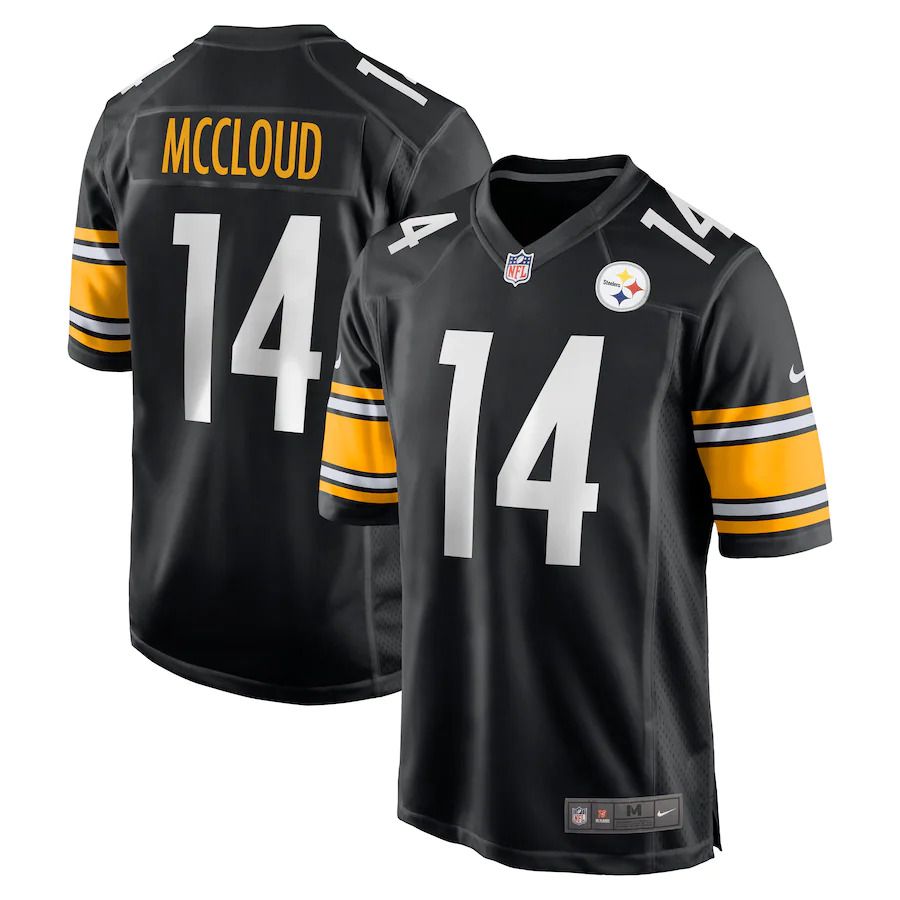 Men Pittsburgh Steelers 14 Ray-Ray McCloud Nike Black Team Game NFL Jersey